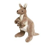 Générique Peluche Kangourou 28cm | Peluche Animale Mignonne | Jouet en pour Bébés | Parfait pour Jouer et Apprendre | Cadeau d'anniversaire Idéal pour Enfants