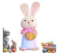 Générique Peluche Lapin - Décorations de Pâques Lumineuses et | Jouet Doux et Décoration en Forme de Lapin | pour Chambre Salon Canapé Lit Étagère Voiture Voyage Journée des Fête