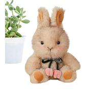 Générique Peluche Lapin,Jouet Doux et Mignon de 20 cm en Pastorale | Remplie en Peluche Animal Lapin | pour Maison Bureau Dortoir Voiture Canapé Salon Chambre Compagnon et Confort
