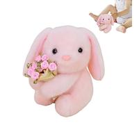 Générique Peluche Lapin - Lapin Douce et Mignonne,Jouet en Peluche pour Le Lit - pour Table, Bureau, Chambre, Petite Amie, Épouse, Amie, Sœur, Fille, Garçons et Les Filles