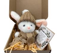 Générique Peluche Mini Lapin Douce et Mignonne, Jouet de Pâques à câliner pour Enfants, Tout-Petits, Filles et garçons (B, One Size)