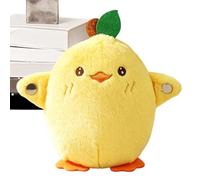 Générique Peluche Musicale Tactile Poussin en Peluche électrique d'éveil | Jouet interactif musical animal pour garçons, crèche, anniversaire, fête, chambre de bébé, chambre, salon, bureau, maison,