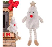Générique Peluche Noël à Longues Pattes,Peluche Arbre de Noël aux Longues Pattes - Figurine Lumineuse Mignonne pour Centre de Table Cheminée École Maison Fête