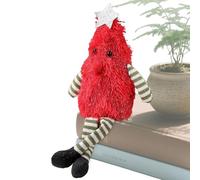 Générique Peluche Noël Arbre à Longues Pattes,Ornament Peluche Arbre de Noël Forme Longues Jambes - Décoration Saisonnière avec Éclairage pour Centre de Table Bureau Cheminée Salle de Classe