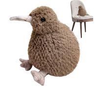 Générique Peluche Oiseau Kiwi | Doudou Kiwi Peluche Fourrure,Décoration Maison Collection Douce à Câliner - Cadeau Noël Anniversaire Fêtes