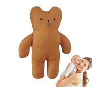 Générique Peluche Ours Douce, Peluche Ours en Peluche Douce, Doudou Coussin Câlin pour Sommeil Serein - Bureau, Chambre, Salon, Étagère