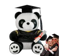Générique Peluche Panda Mignon - Peluche, Panda de Remise de diplôme, Peluche | Décoration de Chapeau et de Certificat de Classe 2025, Cadeau pour, célébration de la Maison pour Les, dipl