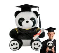 Générique Peluche Panda Mignon - Peluche, Panda de Remise de diplôme, Peluche | Décoration de Chapeau et de Certificat de Classe 2025, Cadeau pour, célébration de la Maison pour Les, dipl