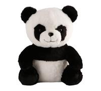 Générique Peluche Panda, Oreiller Peluche Panda Doux avec Musique Douce, Jouet Réaliste Doudou Lavable Coussin Respiration pour Adultes Noël Halloween