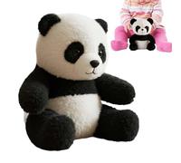 Générique Peluche Panda - Panda en Peluche en Coton PP 18 Cm | Conception Respiratoire Douce Et Lavable | Musicale Lumineuse Et Réconfortante pour Les Et Les Adultes Pendant Le Sommeil Et