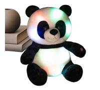 Générique Peluche Panda Qui S'Et Brille - Jouet en Peluche Panda Mignon avec Effet Lumineux | Coussin Doudou Animal Adorable,pour Chambre Canapé Anniversaire Noël Cadeau