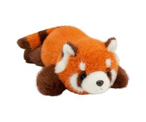 Générique Peluche Panda Rouge - Douce en Peluche, Rembourrage en Fibre De Polyester en, Options De Longueur De 45 À 65 Cm, Look Réaliste Adorable | Canapé-lit Salon Chambre Voiture Bureau Crèche