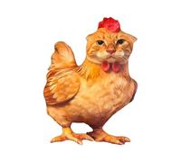 Générique Peluche Poulet à tête de Chat Coussin Chat-Poulet Originale