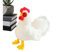 Générique Peluche Poulet,Décoration Maison Douce pour Canapé Lit | Figurines de Bureau en Peluche d'animaux,pour Adultes, Chambre, Salon, Canapé, Étagère,
