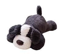 Générique Peluche pour Chien,Chien en Peluche - Jouet en Peluche farci,Oreiller de Dos de Chien couché en Peluche, Jouet d'oreiller en Peluche câlin pour Filles et garçons