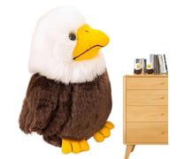 Générique Peluche Pygargue À Tête Blanche, Jouet en Peluche Doux Coloré, 17 Cm, Mignonne, Objet De Collection Portable, Adorable Design D'oiseau Sauvage, pour Salon, Chambre À Coucher Et Étude D'en