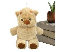 Générique Peluche Qui Court, Peluche Vache, Doux Cartoon Mignon Collection, pour Copine, Femmes, Garçons, Filles, Jeunes, Adolescents, Fils, Fille, Famille, Amis