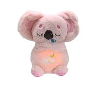 Générique Peluche Qui Respire pour Adulte, Koala/Lapin/Bœuf Peluche Lumineuse avec Musique et Lumière Douce sur Le Ventre, Compagnon de Sommeil Idéal pour Soulager l'Anxiété (Koala-C, One Size)