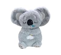 Générique Peluche Qui Respire pour Adulte, Koala/Lapin/Bœuf Peluche Lumineuse avec Musique et Lumière Douce sur Le Ventre, Compagnon de Sommeil Idéal pour Soulager l'Anxiété (Koala-A, One Size)