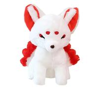 Générique Peluche Renard À Neuf Queues - Figurine en Peluche Douce De 35 Cm, Oreiller en Forme De Renard Câlin, Animal en À Neuf Queues, Cadeau pour Un Anniversaire, La Saint-Valentin, Pâques, Le