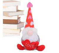 Générique Peluche Saint-Valentin - Figurines de Cœur Mignonnes et Douces - Figurine GNOME en Peluche Déco Chambre - Chambre Bureau Appartement Cadeaux De Fête Célébration Rencontres Amis