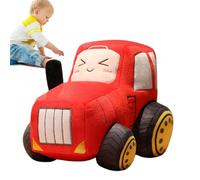 Générique Peluche Tracteur | Tracteur Mignon Doudou Animal Jouet | Pouf Canapé Cartoon Décoration Collection | pour Anniversaire Noël Halloween Fille Garçon Canapé Chambre Auto