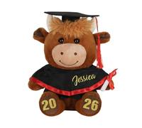 Générique Peluche Vache, Douce et, idéale pour Une décoration de Fin d'études réconfortante et décorative. Un Compagnon pour se détendre et se Sentir Bien. Parfaite pour Une Chambre, Un anniversair