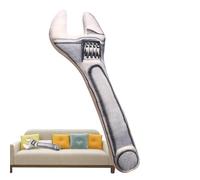 Générique Peluche Wrench,Peluche Clé Insolite - Coussin Moelleux Clé Plate | pour Adultes Chambre De Bébé Salle De Jeux Voiture Canapé Et Sofa Anniversaire Fêtes