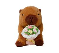 Générique Peluches Animaux Doux - Tenant Un Bouquet - Peluche Cadeau Saint-Valentin | Cadeau pour Petite Amie Épouse Fille Mère Mariage et Fête des Amoureux