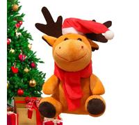 Générique Peluches de Noël pour Ventouse Suspendue | Peluche Noël Objet Décoratif Festif Suspendue À Ventouse Pour Affichage Sur Meubles Centres Table Cheminées Plateaux