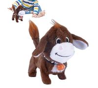 Générique Peluches,Décoration Électrique Interactive Réaliste avec Voix et Mouvement - Petits Animaux en Peluche | pour Filles Garçons Cadeaux De Noël Pâques Remplissage De Bas Présentation sur