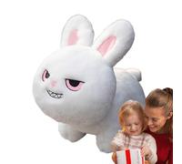 Générique Peluches en Velours - Jouet en Peluche Coton PP, 23 cm Peluche Douce Dessin Animé | Peluches Mignonnes pour & Filles, Designs Drôles de Chat, Chien & Lapin, Douce & Respectueuse de la P