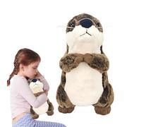 Générique Peluches loutres Mignonnes - Peluches loutres Animaux Mignons - Loutres de mer en Peluche de 20 cm 7,87 Pouces, Animal en Peluche réaliste, câlin Doux, Cadeaux Parfaits pour Les bébés