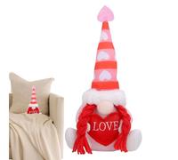 Générique Peluches Saint-Valentin - Décoration De Fête GNOME Mignon - Figurine GNOME en Peluche Déco Chambre - Chambre Bureau Appartement Cadeaux De Fête Célébration Rencontres Amis