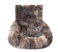 Générique Pelzbarn Car Seat- Pets Bed, Dog Car Bed with Straps Furry Seats with Thick Cushion for Travel, with Thick Cus for All Cars Removable and Easy to Clean