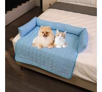 Générique Pelzbarn Cooling Mat for Dog, Heatrelief Cooling Dog Bed, Waterproof & Comfortable, Non-Slip & Machine Washable, for Small Large Dogs Cats (#3,35.4 * 35.4in)