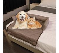 Générique Pelzbarn Cooling Mat for Dogs, Pelzbarn Cooling Dog Bed, Non Slip & Machine Washable Design, Summer Comfort Mat for Small to Large Pets (Brown,27.5 * 27.5in/70 * 70cm)