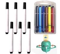 Générique Pen for Drawing Robot,18-Pieces Smooth Writing Paint Tools | Painting Robot Machines Replacement Pen,for Kids Boys Girls Children Birthday Christmas New Year Preschool Kindergarten
