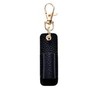 Générique Pen Holder Keychain - PU Leather, 1.97x0.79in Pencil Holder Durable & Protective | Compact Portable Design, Stylish Pen Case for Office, School, Travel, Mother’s Day, Father’s Day,