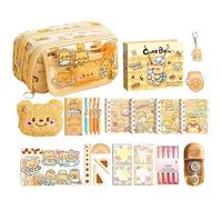 Générique Pen Pouch, Makeup Bag, Aesthetic Pen Holder with Wide Opening Mouth, Multipurpose Stationery Holder Case for Kids, Teen, Girls, Boys, Men, Women, 8.2x3.5x4.1 inches