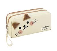 Générique Pencil Bag, Student Pen Case, 8.66x2.76x3.94 inches Cute Large Capacity Organizer, Multifunctional Storage School Supplies, Ruler, Eraser, Makeup, Ideal for Kids and Teens