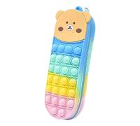 Générique Pencil Case, Pencil Fidget Pouch, 9.06x3.54in Animal Zipper Design, Stress Reliever Toy Combo, Cute Pen Organizer for Girls, Boys, Travel, Preschool, Home, School Use