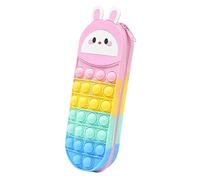 Générique Pencil Case, Pencil Fidget Pouch, 9.06x3.54in Animal Zipper Design, Stress Reliever Toy Combo, Cute Pen Organizer for Girls, Boys, Travel, Preschool, Home, School Use