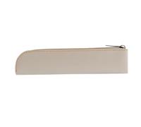Générique Pencil Case, Portable Slim Stationery Pouch, 7.87x1.57x0.39 inches Large Capacity PU Leather Organizer with Zipper, Ideal for School Supplies, Students, Work and Daily Use