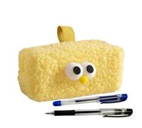 Générique Pencil Case Pouch - 18cm Large Capacity Cute Cartoon Plush Sheep Organizer Funny Makeup Organizer Soft Student Stationery Bag | Cosmetic Toiletry Storage For Home School Classroom