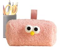 Générique Pencil Case Pouch - 18cm Large Capacity Cute Cartoon Plush Sheep Organizer Funny Makeup Organizer Soft Student Stationery Bag | Cosmetic Toiletry Storage For Home School Classroom
