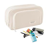 Générique Pencil Case Pouch - Zipper Pencil Box | School Stationery Organizer for Students, Teachers, and College, Perfect for Backpack, Travel, Birthday, Christmas, Kindergarten, Or Office Supplies