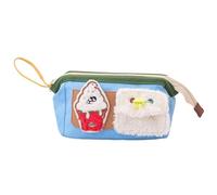 Générique Pencil Pouch, Pen Storage Bag, Large Capacity Portable Cute Cartoon Bear Wide Opening Stationery Case for Children, Oxford Cloth Material, 9.84x4.72x3.35 inches, 123g