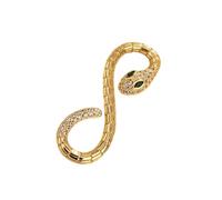Générique Pendentif à breloque serpent en Zircon coloré, pour collier, boucles d ' oreilles, bijoux faits à la main, accessoires, pour les amoureux de la mode
