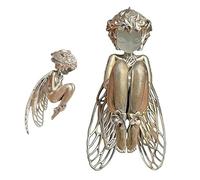 Générique Pendentif Ange Silencieux, Collier Ange Gardien Élégant, Collier Ailes d'Ange Célestes Délicat, Accessoire Religieux pour Femmes et Hommes (1pc)